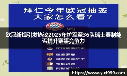 欧冠新规引发热议2025年扩军至36队瑞士赛制能否提升赛事竞争力